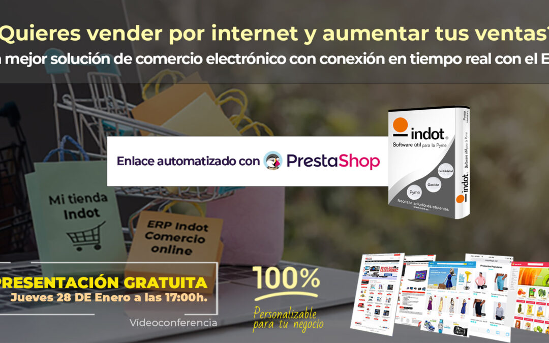 EXITO EN LA PRESENTACIÓN REALIZADA EL PASADO 28 DE ENERO SOBRE NUESTRA SOLUCIÓN AUTOMATIZADA DE COMERCIO ELECTRÓNICO INDOT