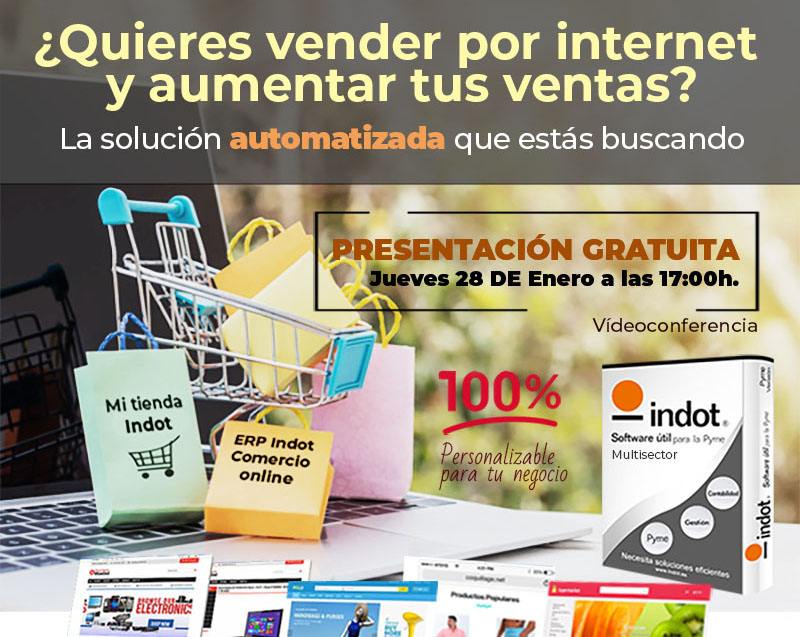 ¿QUIERES VENDER POR INTERNET Y AUMENTAR TUS VENTAS? – WEBINAR 28 ENERO A LAS 17:00H