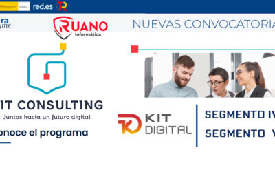 NOVEDADES RED.ES: Nuevos Segmentos Kit Digital y nuevo Programa Kit Consulting